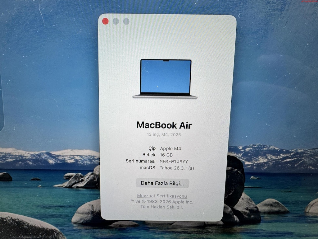 MACBOOK AİR 2025 M4 İŞLEMCİ 256 NVME KUTU + FATURA - 4