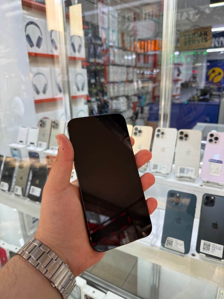 -UHUT ELEKTRONİK-İPHONE 12 PRO MAX 128GB PİL%71 MAVİ TR! - 2