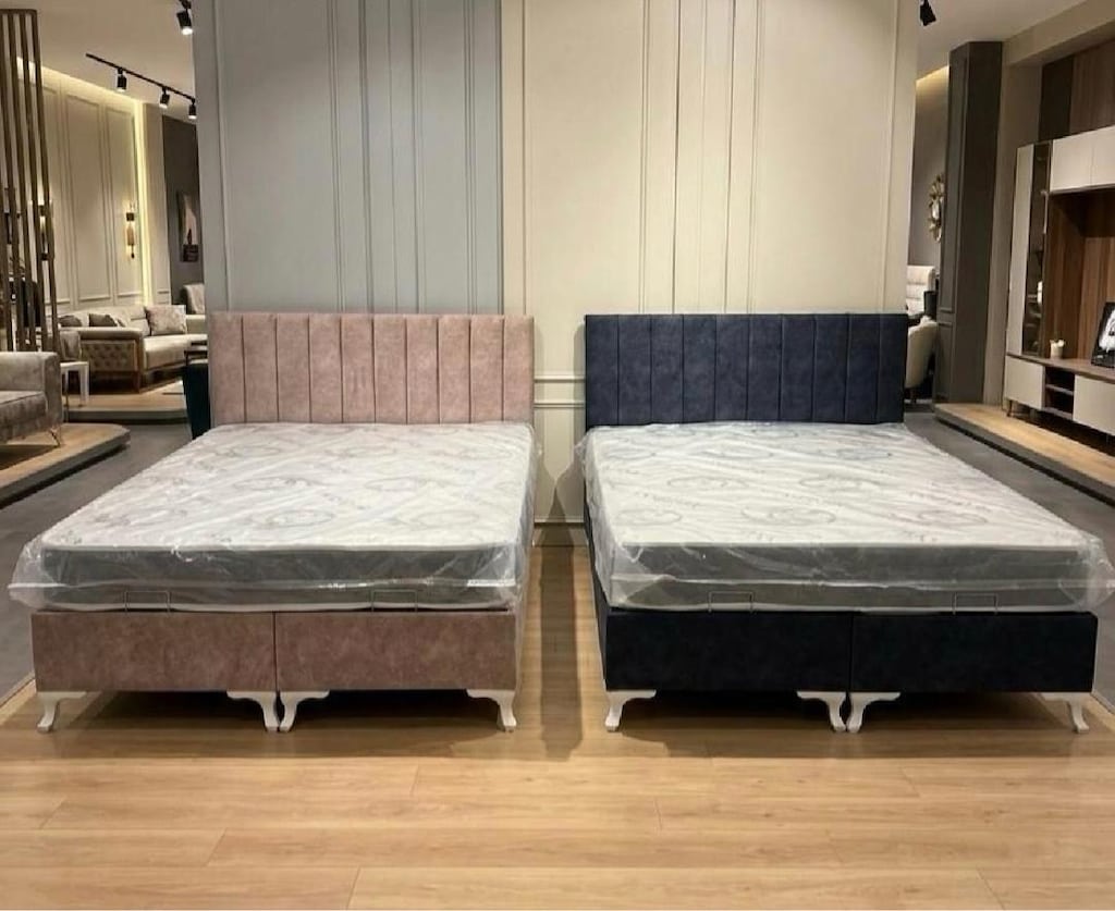 çift kişilik baza başlık yatak - 14
