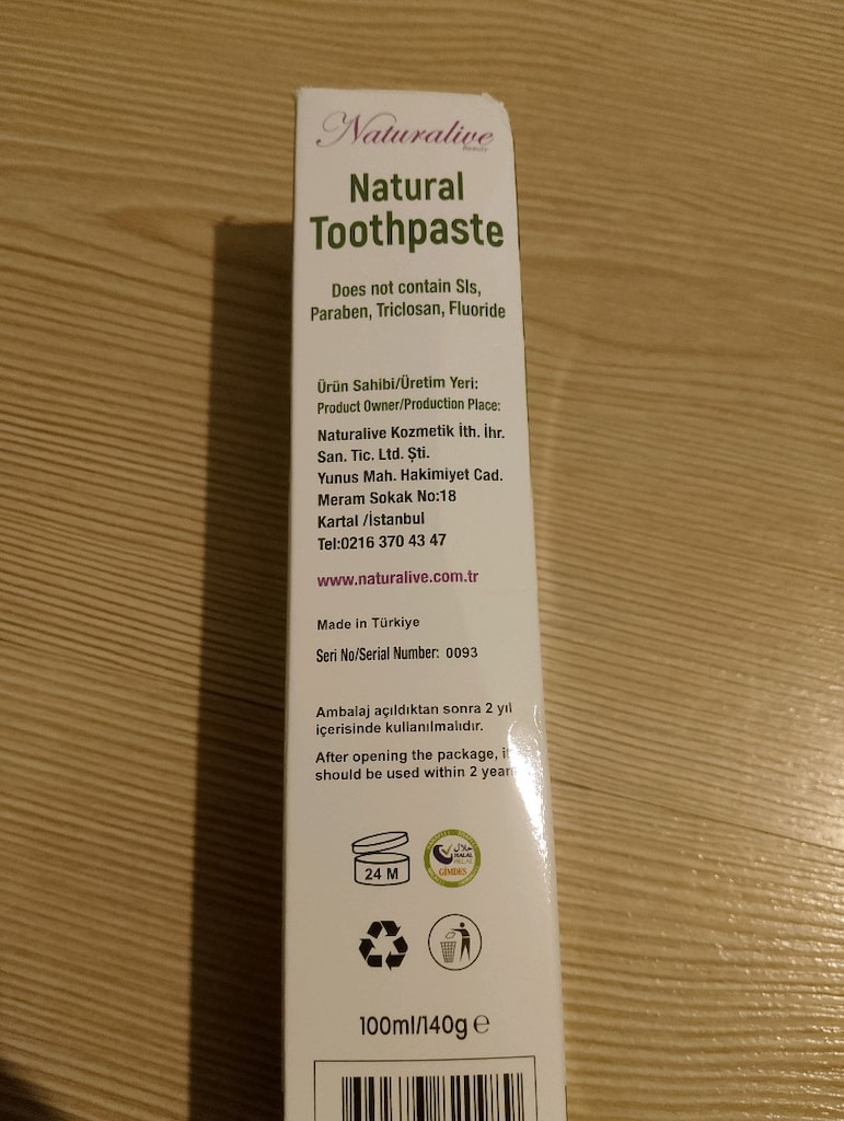 MİSVAK ÖZLÜ DİŞ MACUNU 100ml - 2