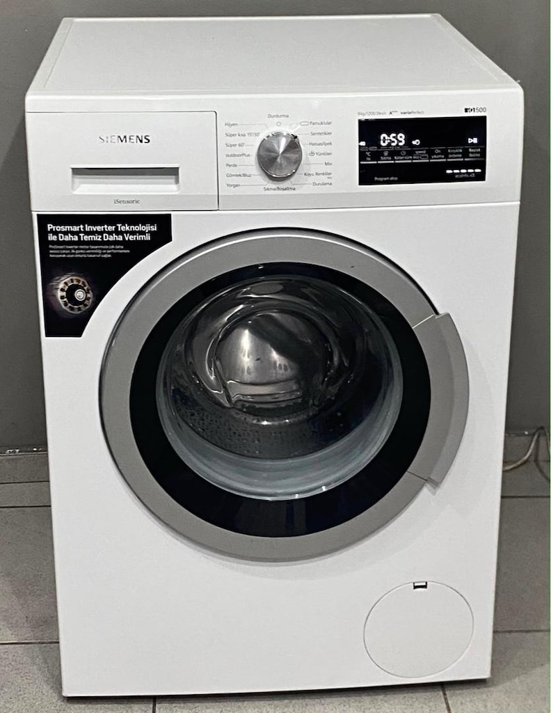 SİEMENS 9 KG 1200 DEVİR İNVERTER A+++ ÇAMAŞIR MAKİNESİ - 2