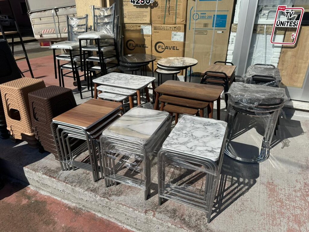 Sıfır ürün sehpa çeşitleri. Zigon sehpa takım - 3