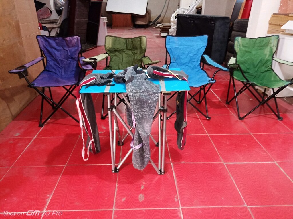 4 katlanır sandalye 1 masa hepsi katlanır sapasağlam Altındağ siteler - 3
