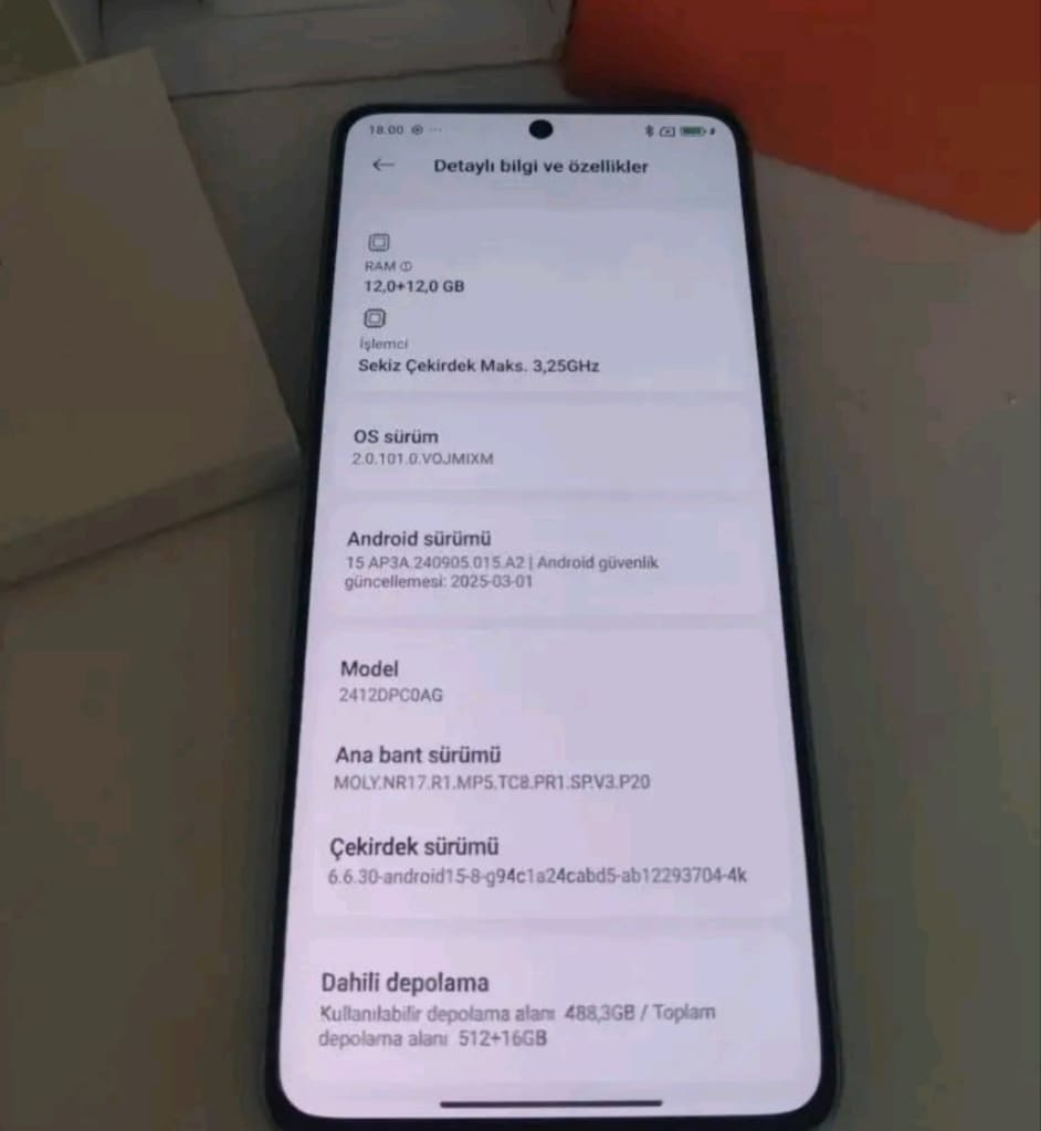 KUTULU ŞARJLI Oyuncu Telefonu Xioami Poco X7 Pro 512GB 12+12GB 67 Watt - 10