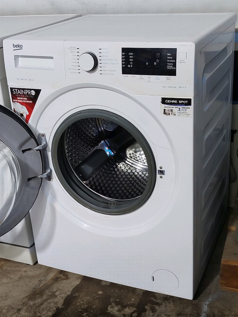 BEKO 9 KG ÇAMAŞIR MAKİNESİ İZMİR İÇİ 3 AY GARANTİMİZ VARDIR - 8