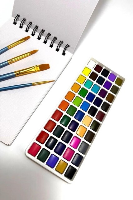 nail art sulu boya protez tırnak