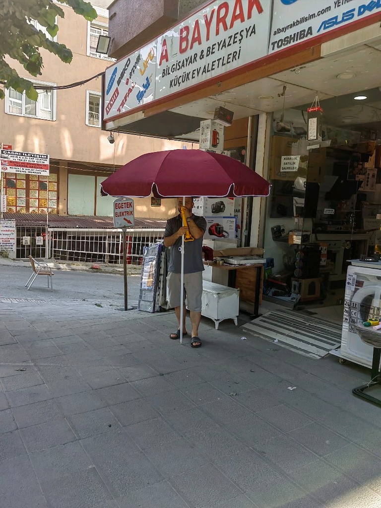 DEV KAMPANYA YERLİ ÜRETİM PLAJ ŞEMSİYESİ 200CM KALIN KUMAŞ A KALİTE - 14