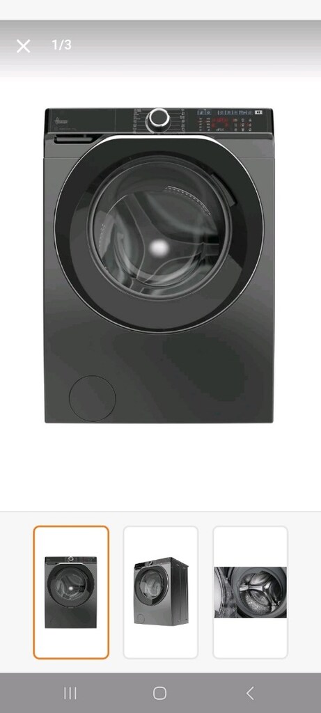 hoover hwp 49ambcr/1-s 9 kg wi-fi bağlantılı 1400 devir çamaşır - 2