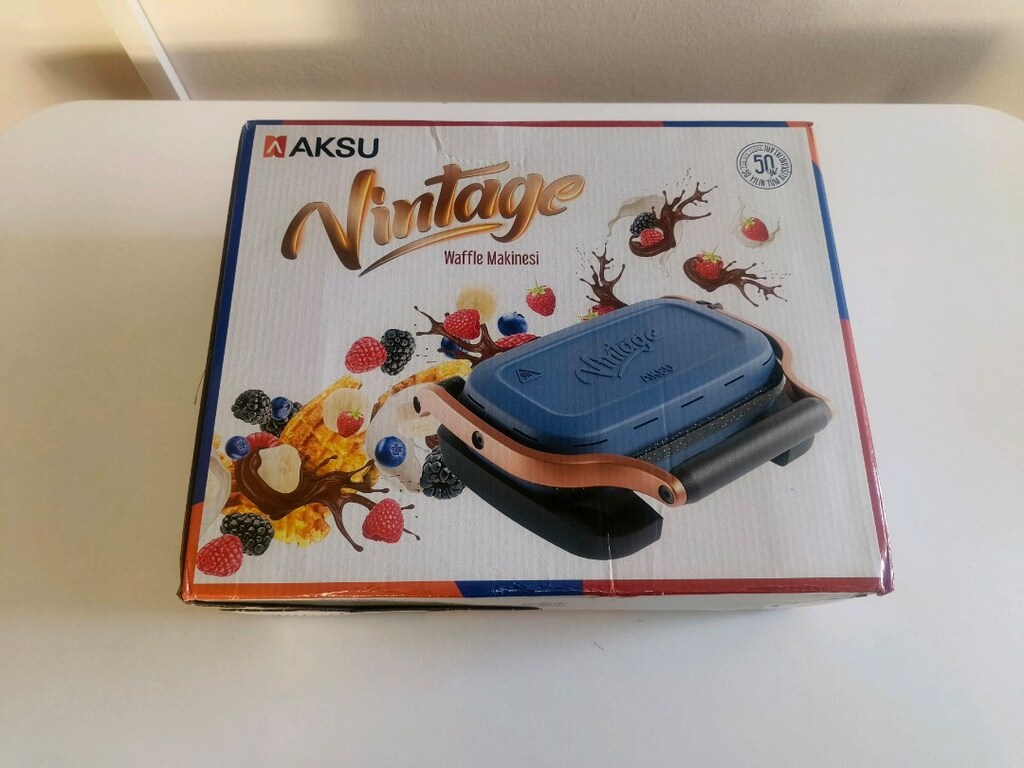 SIFIR Aksu Vintage İkili Waffle Makinesi - 4