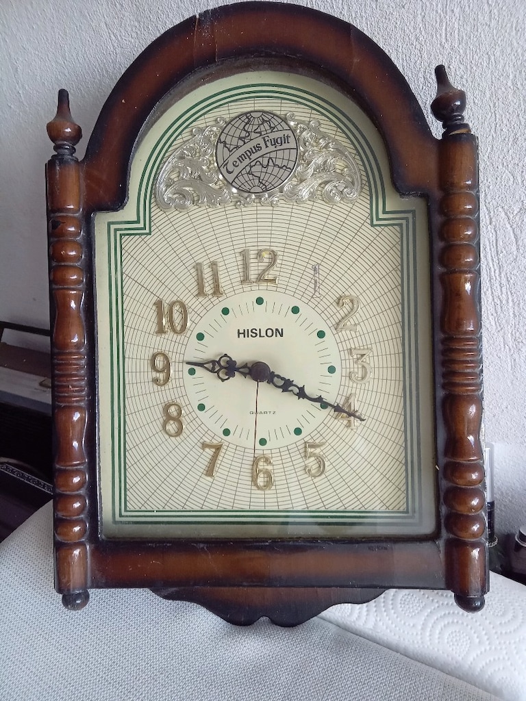 1966 imalı HİSLON DUVAR SAATİ - 3