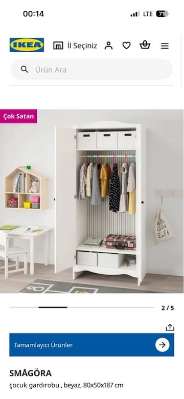 ikea çocuk dolap - 2
