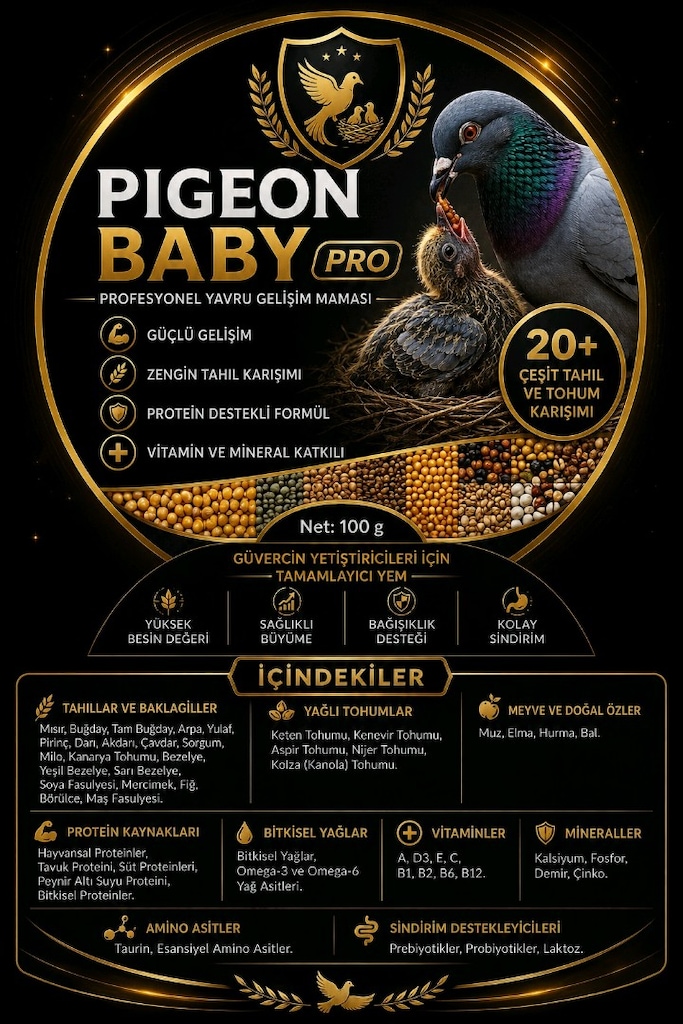Pigeon Baby Pro - Güvercin Maması - 3