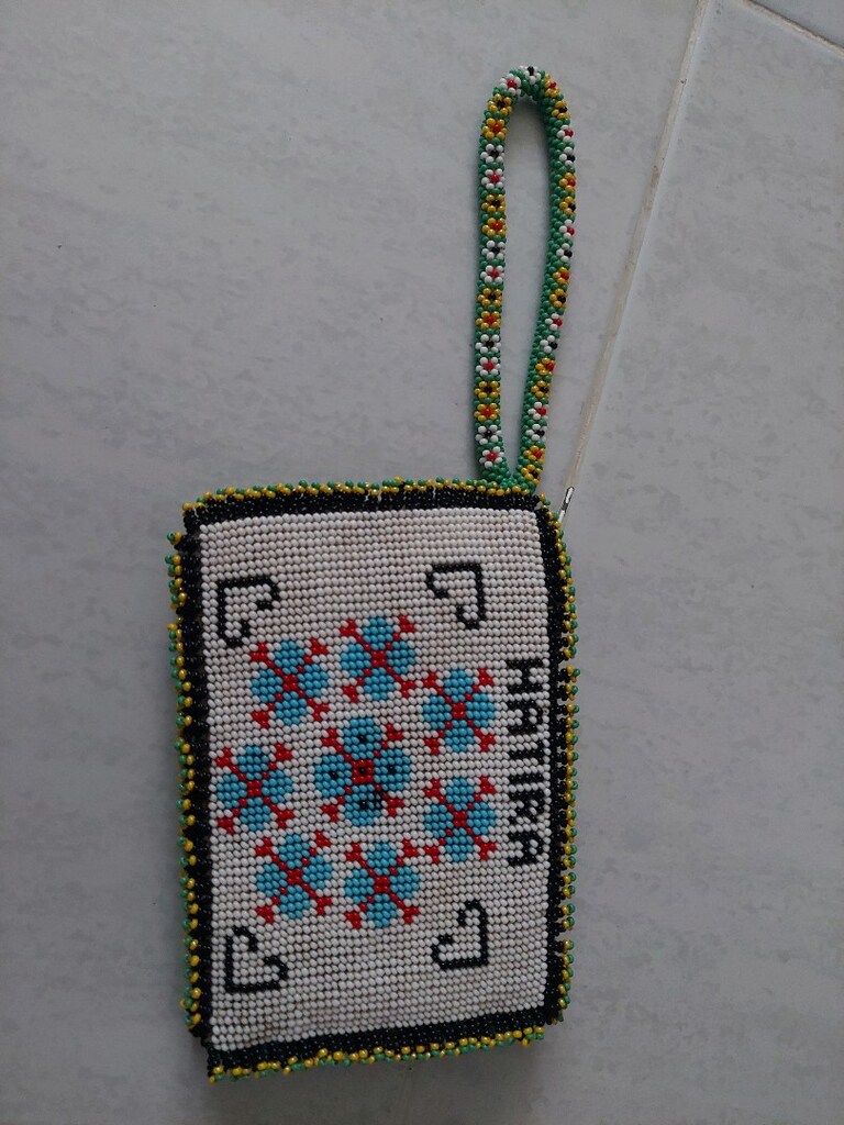 Boncuk işlemeli Cüzdan - 2
