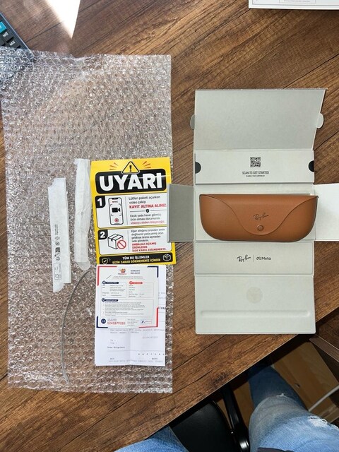 sahibinden! RAY-BAN meta wayfarer gen 2 sıfır üründür garanti devam