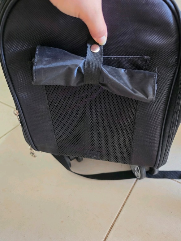 Tekerlekli Valiz kedi köpek taşıma çantası - 3
