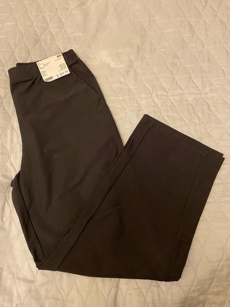 Uniqlo Kadın Jersey Curve Pantolon – Koyu Gri (L Beden/ yeni etiketli) - 2
