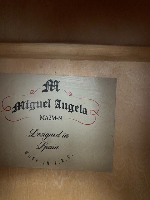 Miguel Angela MA2M-N Natural Klasik Gitar (Mat Cilalı)