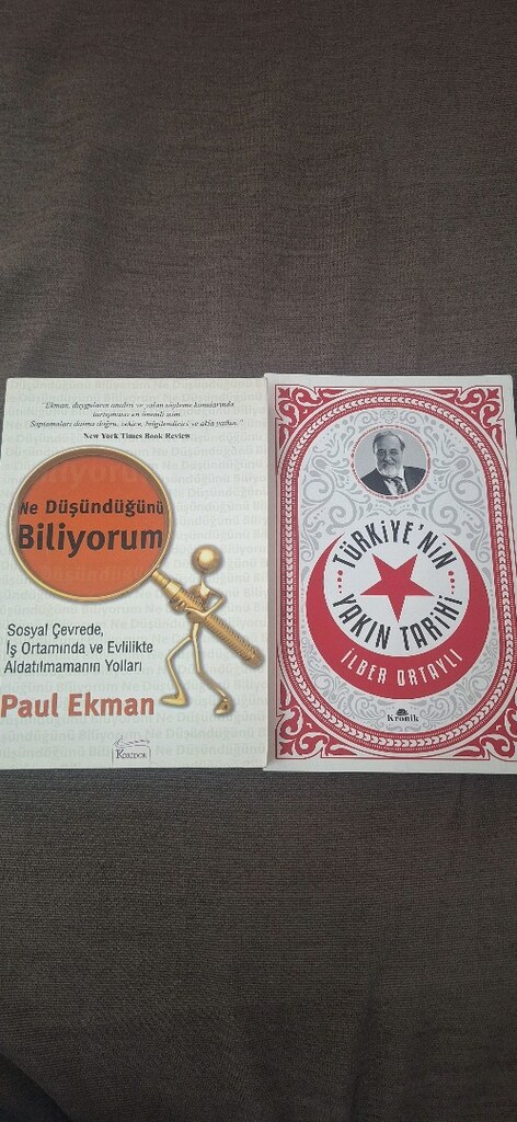 İki değerli kitap Türkiye nin Yakın Tarihi ve Ne Düşündüğünü Biliyorum - 2
