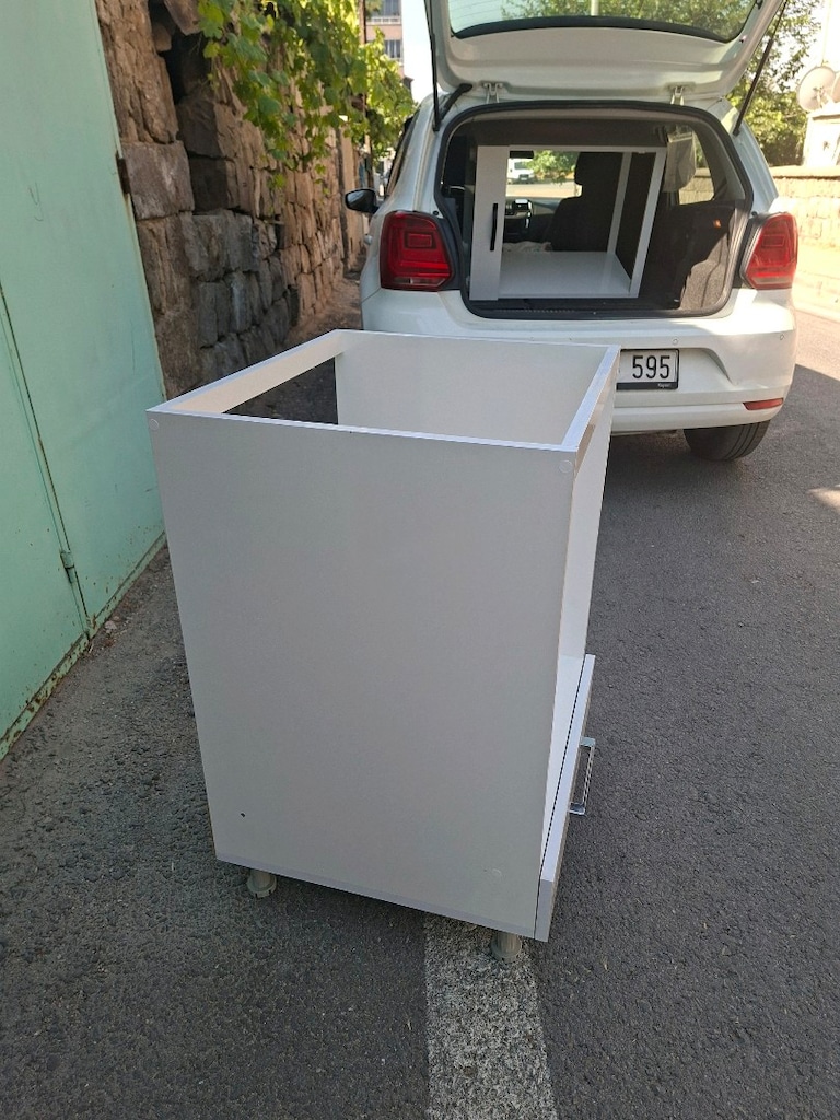 Çekmeceli Ankastre Kabin Modül Dolabı Sıfır STANDART ölçülerde - 3