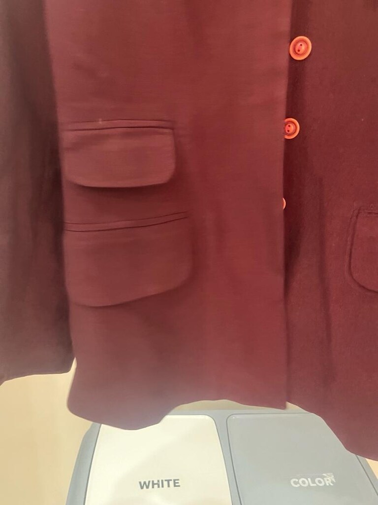 Bordo blazer ceket - 6