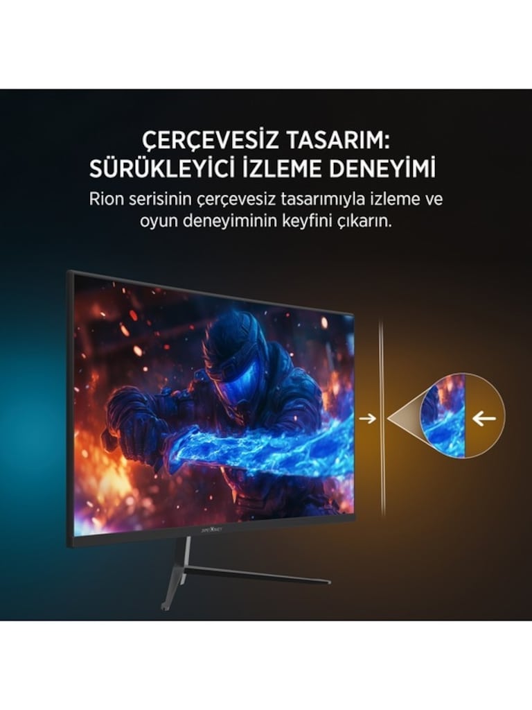 James Donkey Rion R10 24" FHD 165Hz 1ms VA Curved Monitör - 3