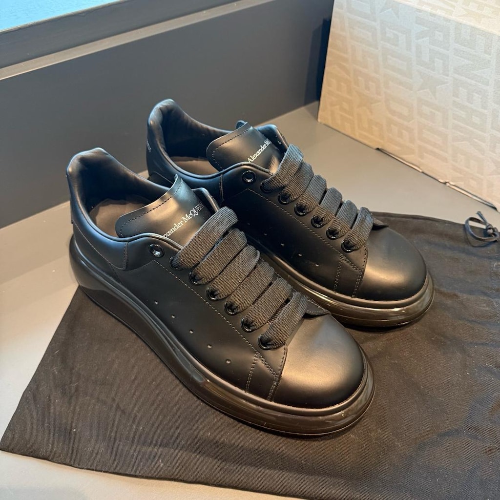 Orijinal Alexander McQueen Siyah 40.5 Numara