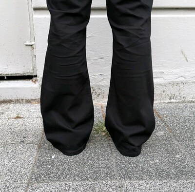 Siyah Bootcut Pantolon