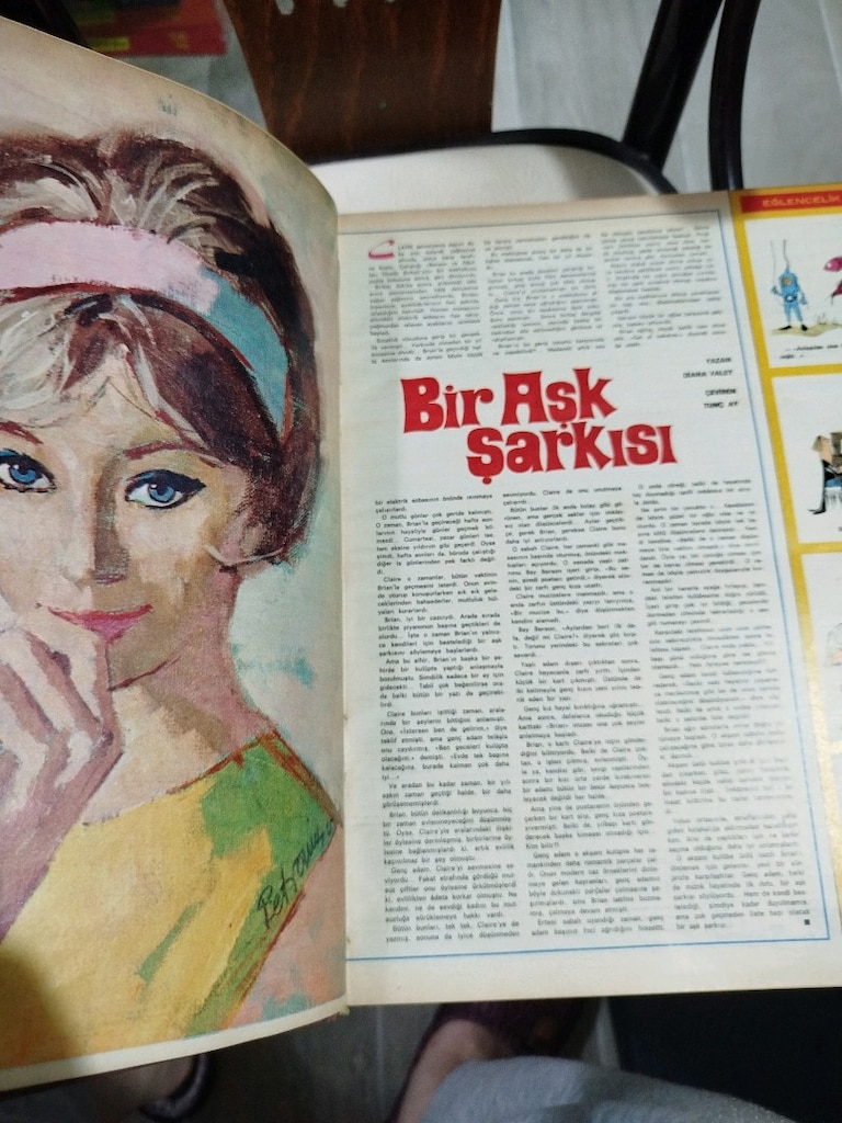 Hayat resimli roman 1-35, şahıs cildi, çok güzel ciltlenmiş, 1972 yılı - 9
