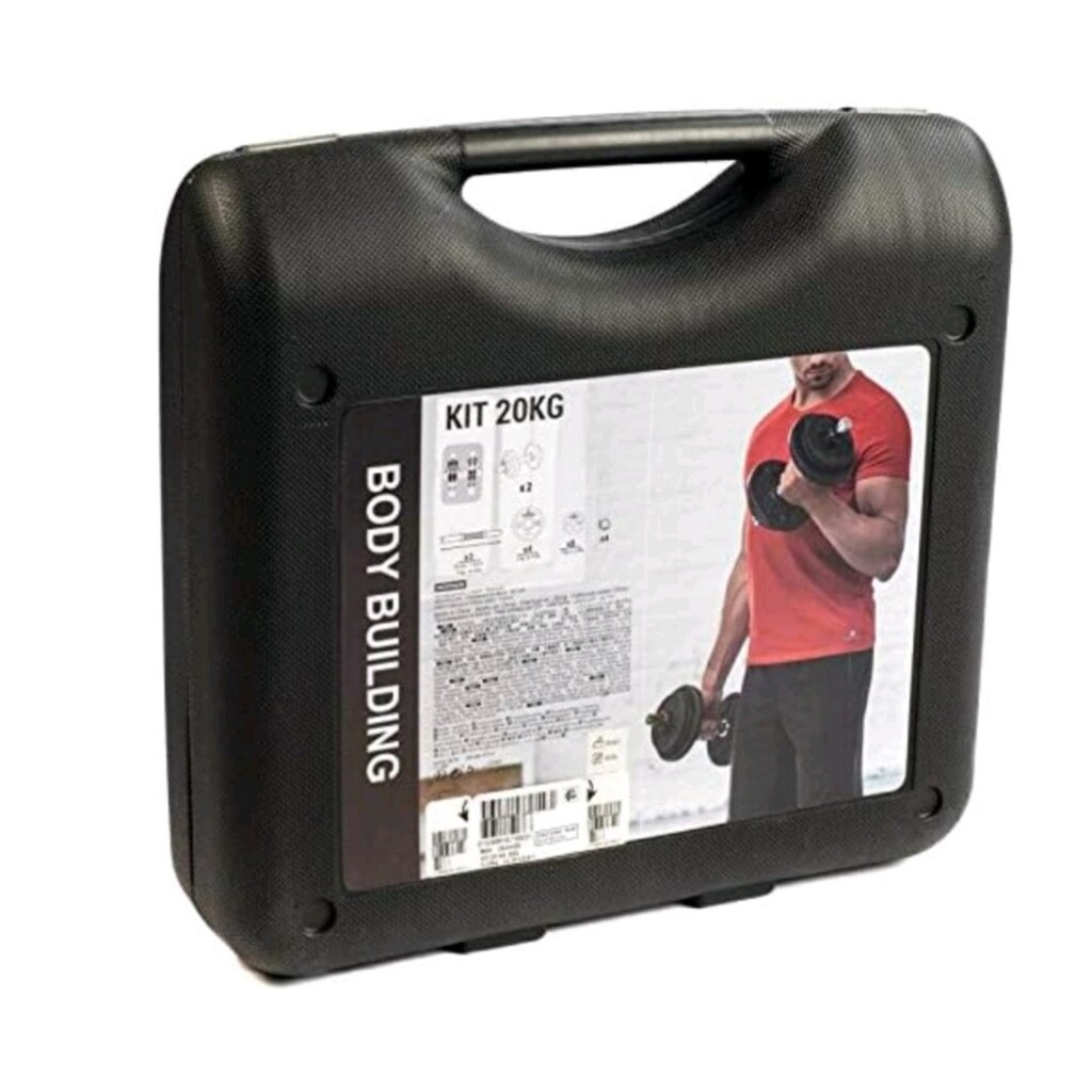 20 Kg Demir Döküm Dambıl Seti Decathlon Domyos Corength Kit - 4