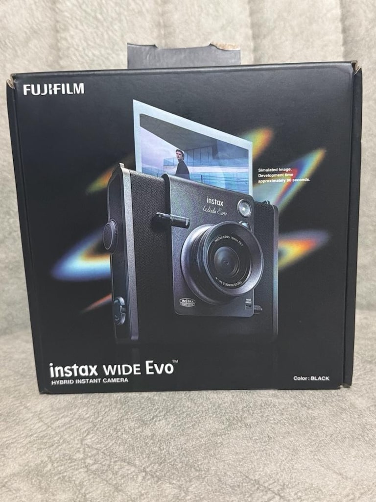 Fujifilm Instax Wide Evo Hibrit Anında Baskı Fotoğraf Makinesi – Siyah - 2