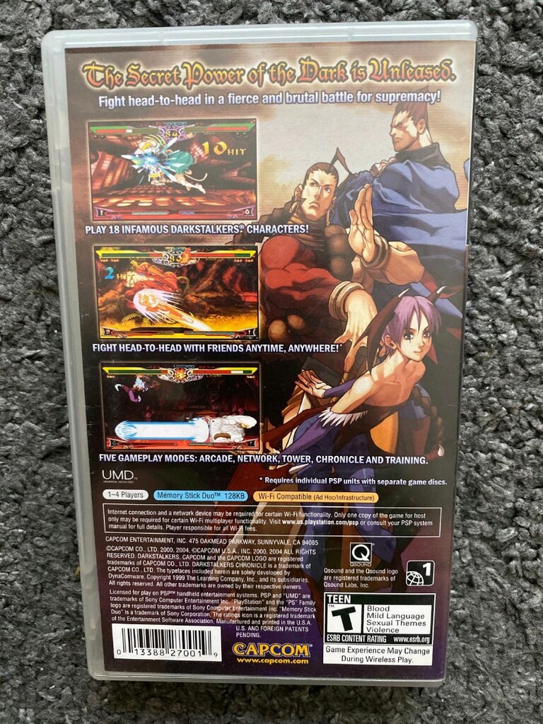 Psp dark stalkers chronicle oyun - 3