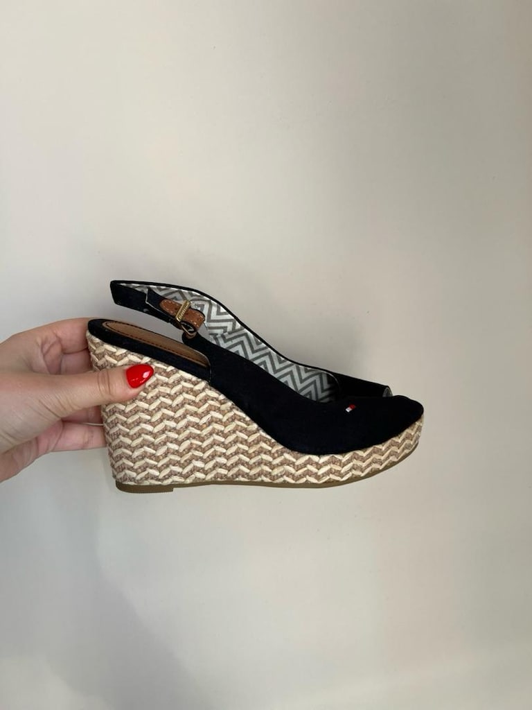 Tommy Hilfiger Dolgu Topuk Espadril - 4
