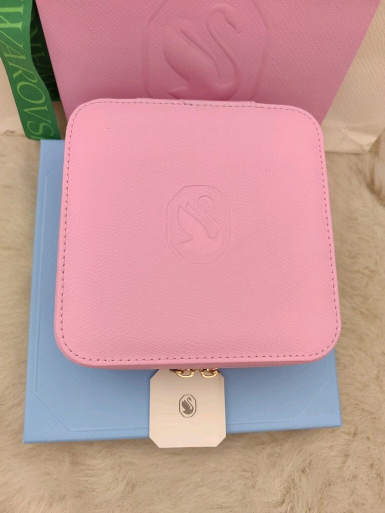 Swarovski Pembe Takı Kutusu - 3