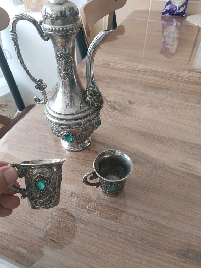 ibrik sürahi eski otantik ürün - 3