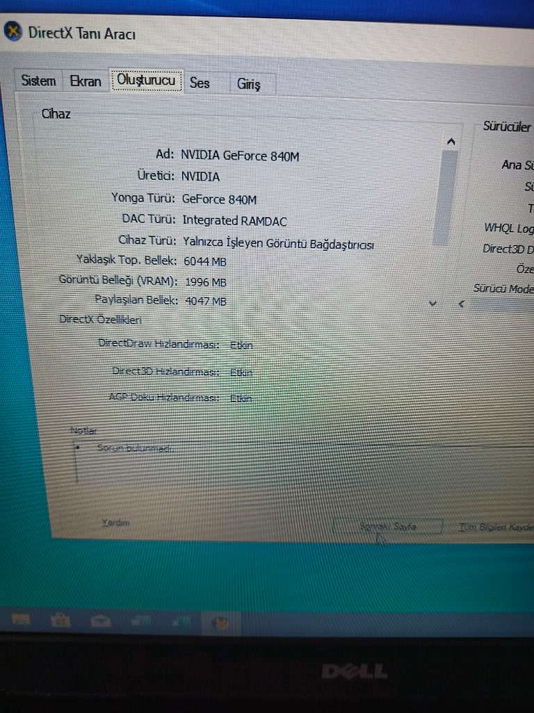 Dell i7 4.nesil 2gb vga - 5