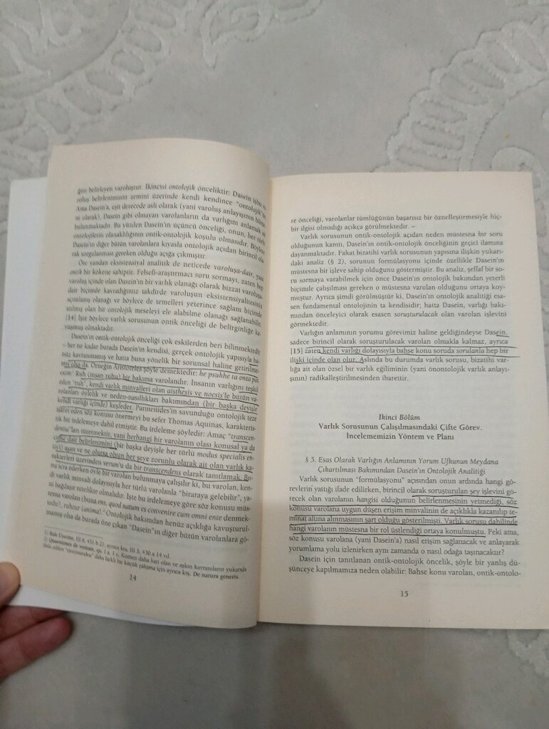 Varlık ve Zaman Martin Heidegger 463 sayfa - 6
