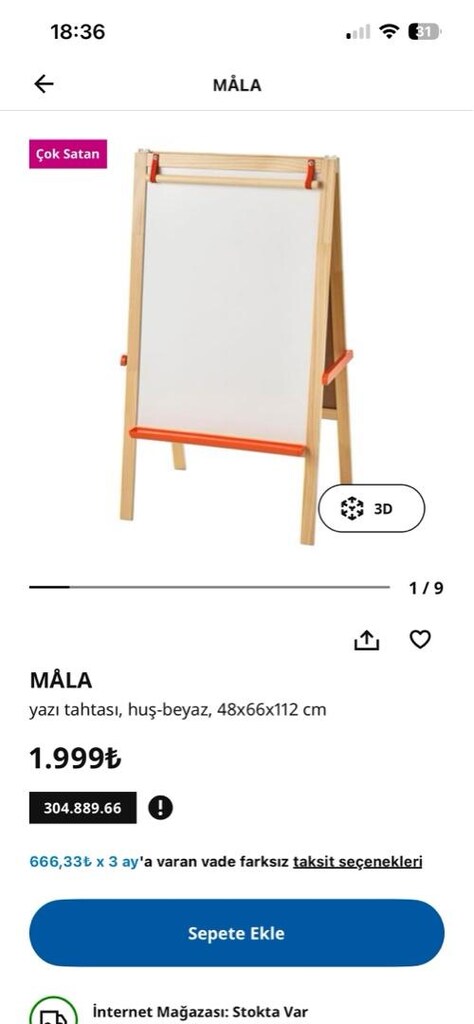 IKEA Yazı Tahtası - 7