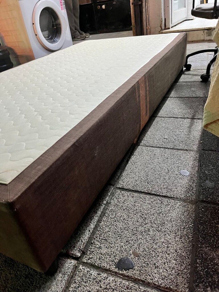 100X190 CM KAHVERENGİ TEK KİŞİLİK SANDIKSIZ BAZA - 2