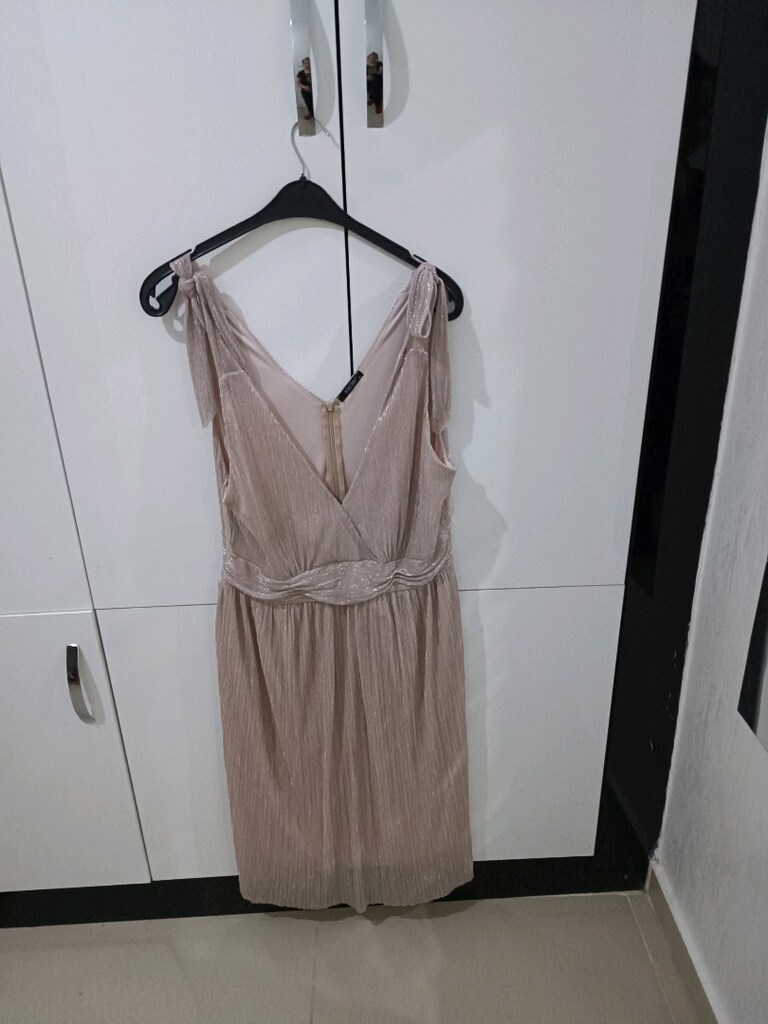yeni gibi abiye midi boy 44 beden - 2