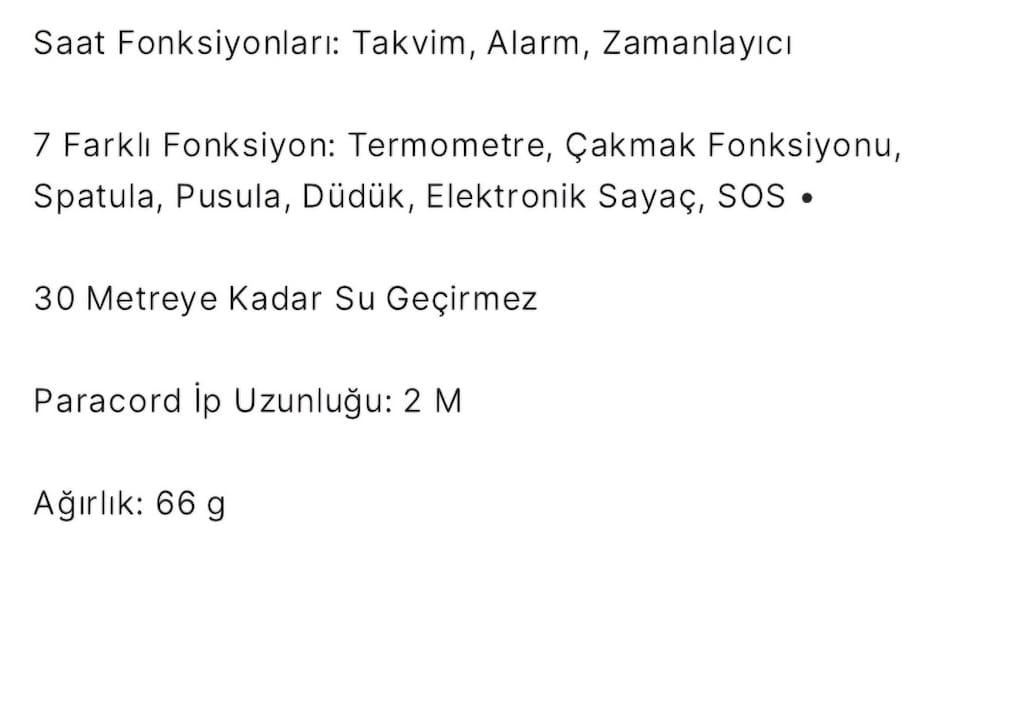 çok fonksiyonlu Kampçı saati - 2