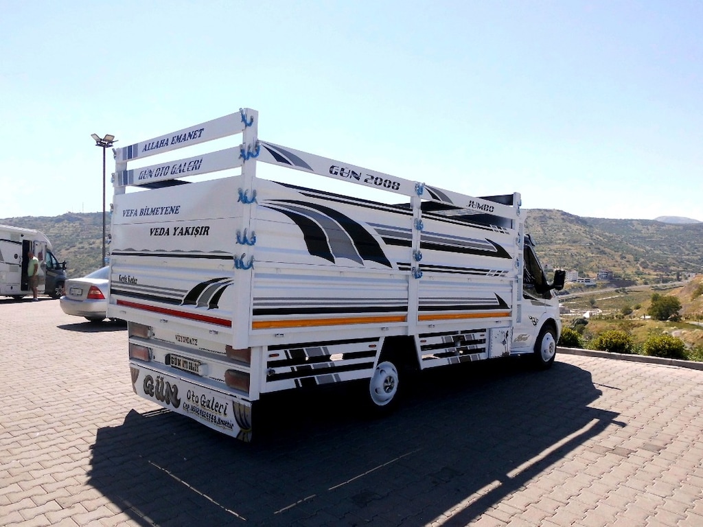 2008 FORD TRANSİT 350L TEK TEKER JUMBO KAMYONET RUHSATLI MASRAFSIZ - 3