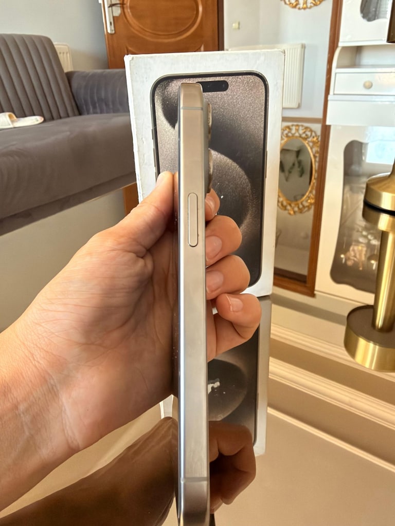 iPhone 15 Pro 128 GB | Titanyum Gri | Yurt Dışı, Kutulu - 4
