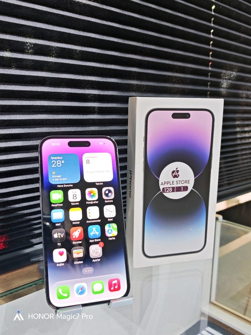 TERTEMİZ İPHONE 14 PRO 128 GB MOR - 3