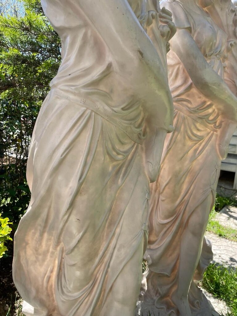 1 Adet Şelaleli Kız Heykeli 155 CM fiberglas - 4