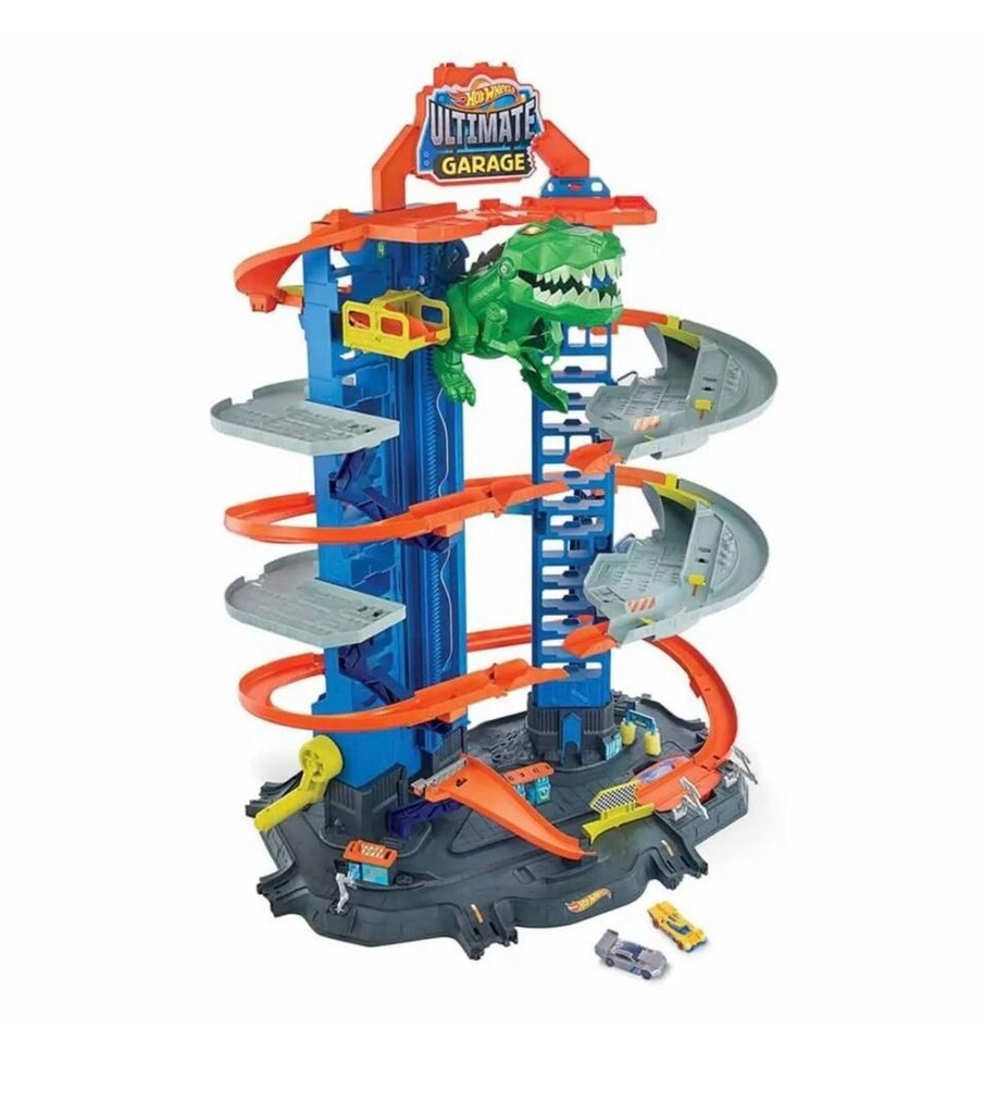 hot wheels ultimate garaj dinazorlu t-rex garaj - 3