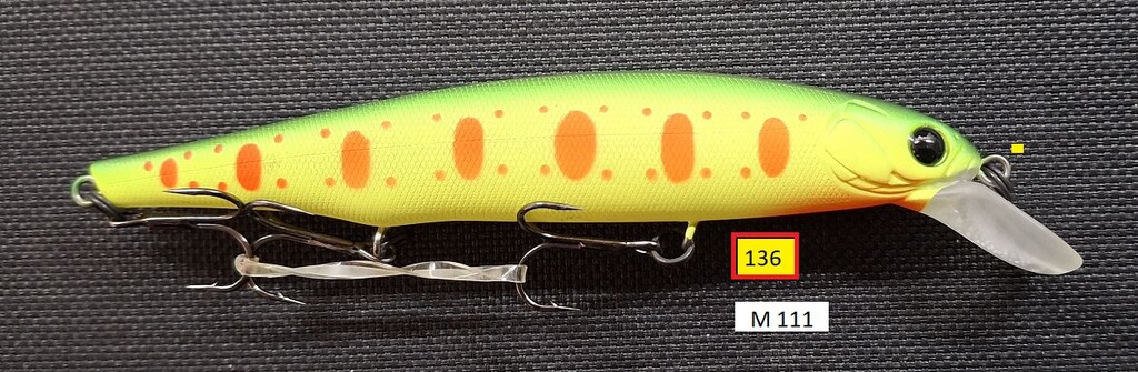 Bearking A-BK-100SP2, O-BK-JA162 ve M111 Maket(Rapala) 9 adet.OLTA64 - 2
