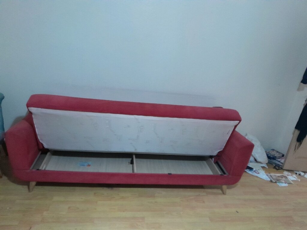 İstikbal marka çekyat Acil satılık renk vişne çürüğü - 6