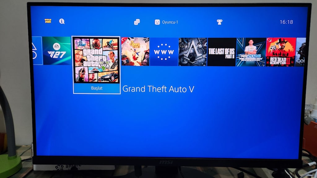 PS4 Pro 1 TB 4K, FC 27 Dahil 16 Oyunlu, Çift Orijinal Kollu - 6