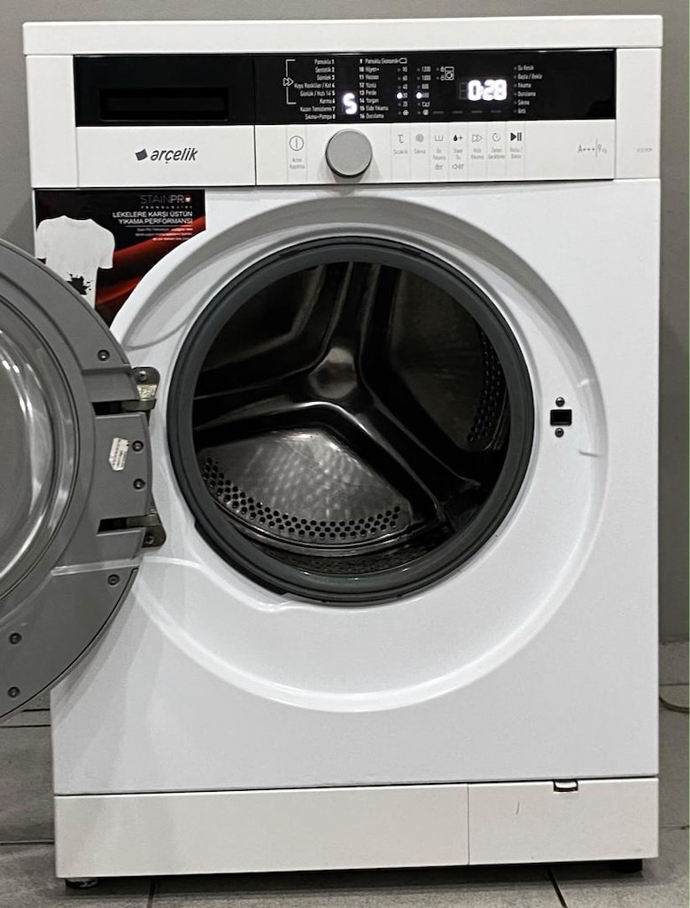 Arçelik 9 Kg 1200 Devirli İnverter A+++ Piano Serisi Çamaşır Makinesi - 3