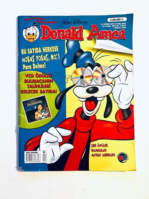 Walt Disney Donald Amca dergi.